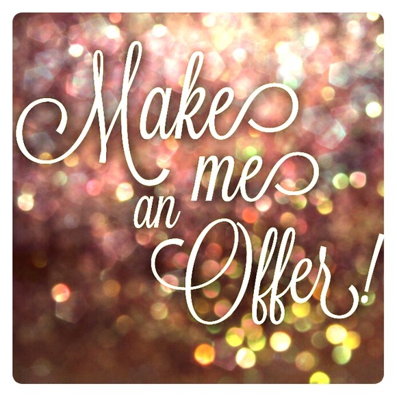 My prices are negotiable!