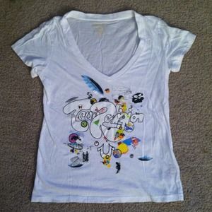 True Religion Crop Top V Neck!