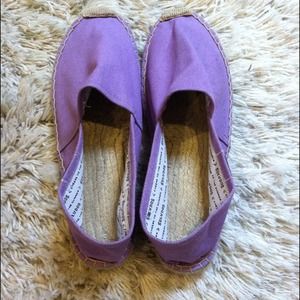 Purple slip on shoes from KITSON LA