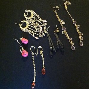 BUNDLE of earrings and necklaces RESERVED for star