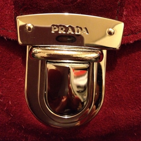 Suede Prada handbag - Picture 2 of 4