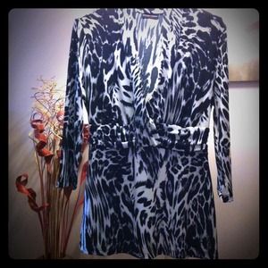 Animal print tunic