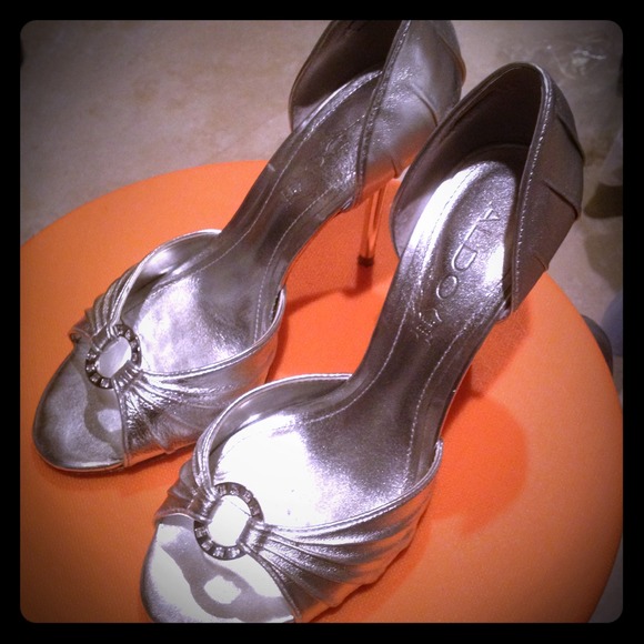 Silver heels
