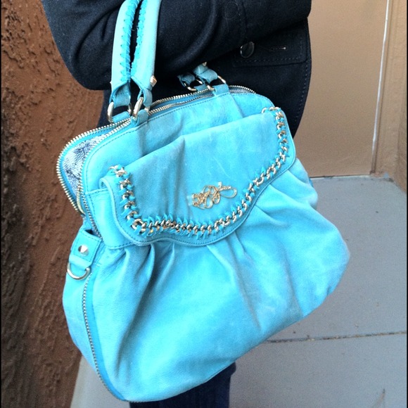 Betsey Johnson aqua/teal purse
