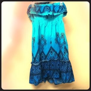 Strapless fun free dress