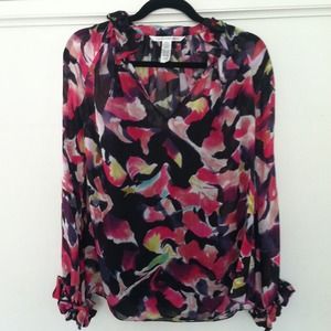 DVF silk blouse