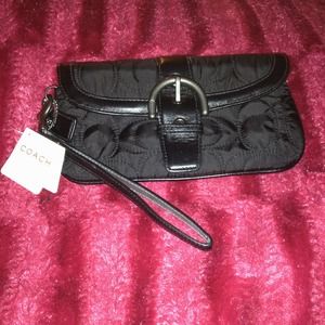Brand new Coach nylon quilted wristlets with tags!