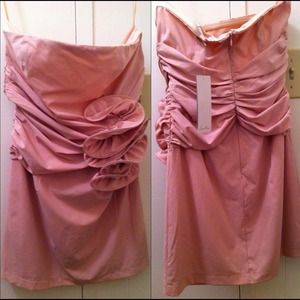 Never worn soft pink lush dress
