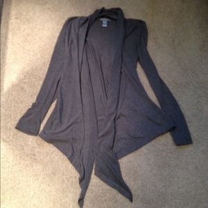 Long gray sweater