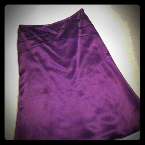 ❌SOLD!!❌ Plum silk skirt - 100% silk