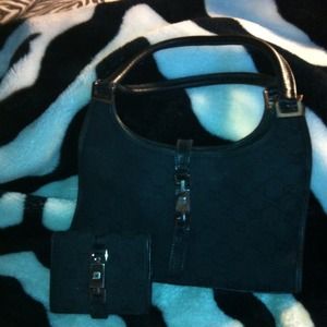 Gucci hand bag with wallet