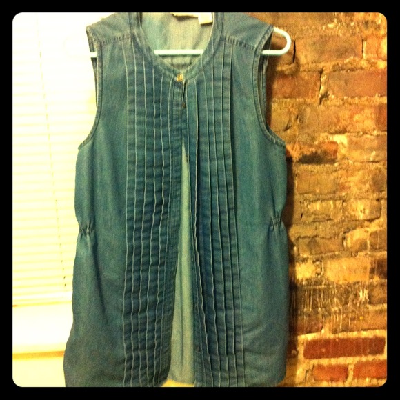 DKNY jean dress/long shirt