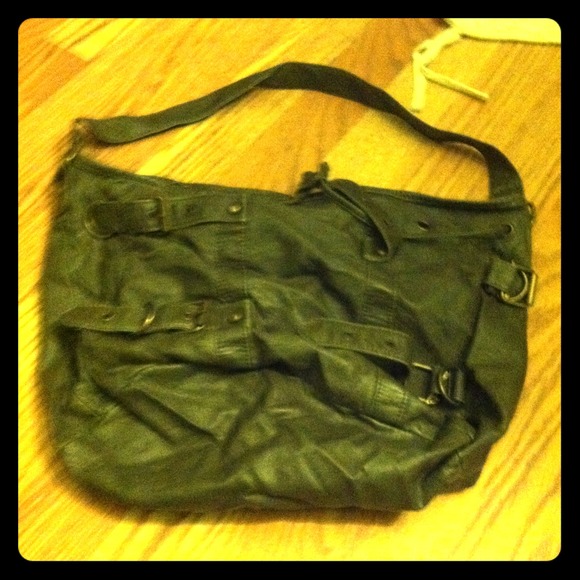 Army green purse