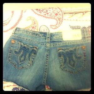 PRICE LOWERED: Mek denim shorts.