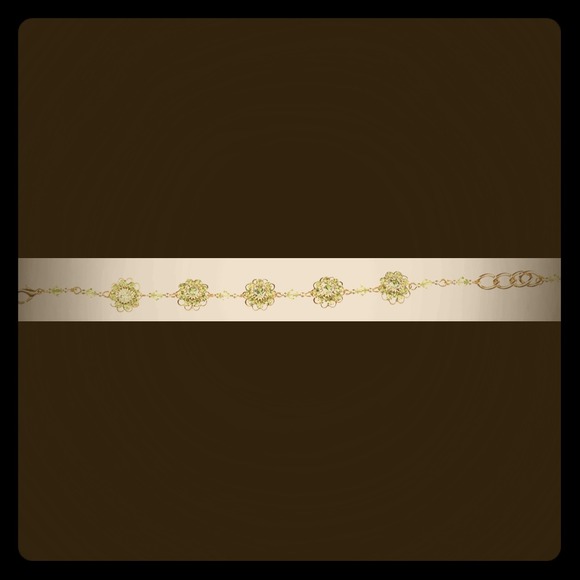 Crystal Flower Bracelet