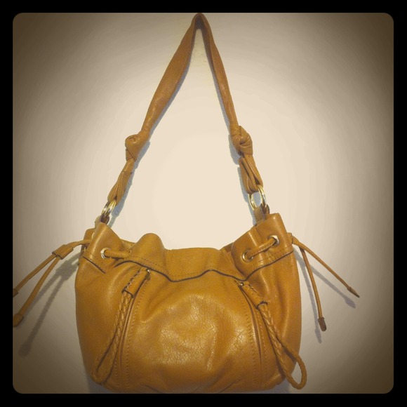 B. Makowsky camel leather purse - Picture 1 of 4