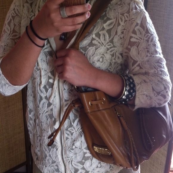 B. Makowsky camel leather purse - Picture 4 of 4