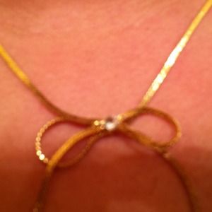 Betsey Johnson Bow Necklace