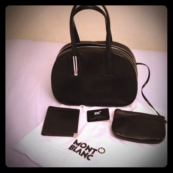 Authentic Montblanc Blanc Handbag