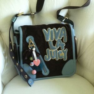 Juicy couture large messenger bag