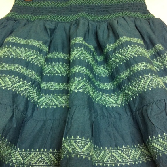 Brand New w/ Tag✨Teal Spring Fun Skirt - Picture 3 of 4