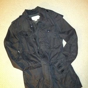 RESERVED @marithel jcrew dark grey cargo jacket
