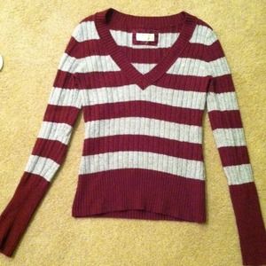 Striped American eagle sweater