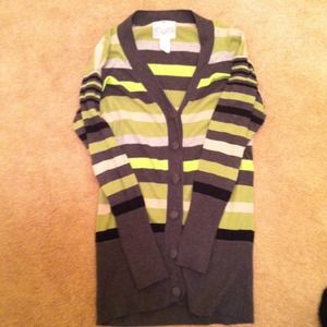 Striped cardigan
