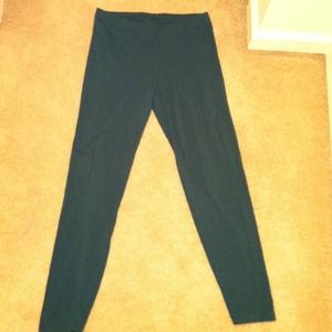 Green cotton American Apparel leggings