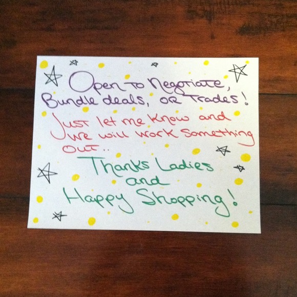 Open to negotiate, bundle deals or trades.