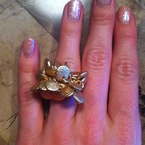 Gold costume ring