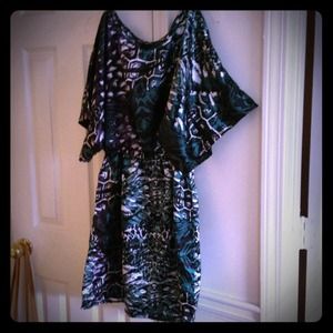 Patterned silk dress - reserved for @jodirebecca