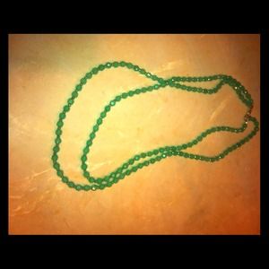 Green Beaded Necklace