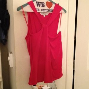 Trina Turk Tops - SEXY! Neon red cutout tank top! Trina Turk Tops - SEXY! Neon red cutout tank top!