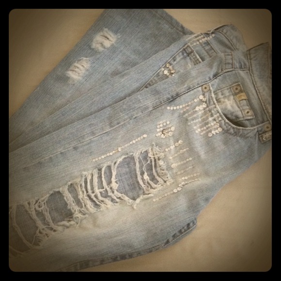 🔴Sold🔴Detailed edgy vintage  Z.Cavaricci Jeans - Picture 1 of 3