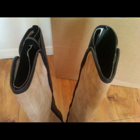 NWT ZARA two-toned boots NWT & Box - Best offer! - Picture 2 of 4