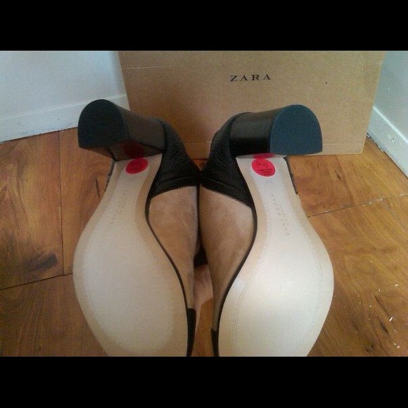 NWT ZARA two-toned boots NWT & Box - Best offer! - Picture 3 of 4