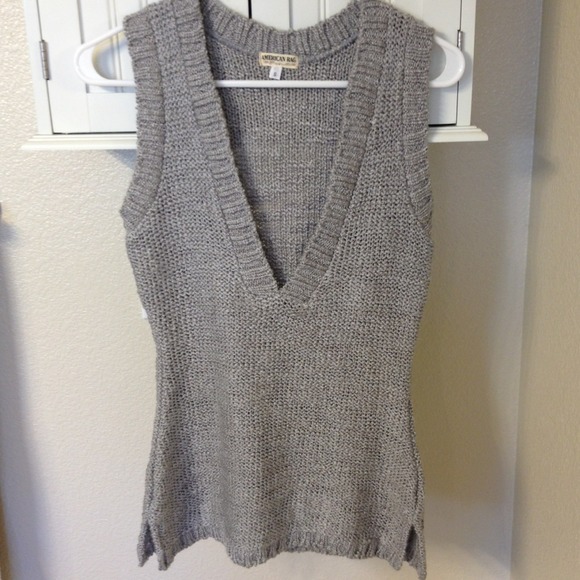Knit sweater vest