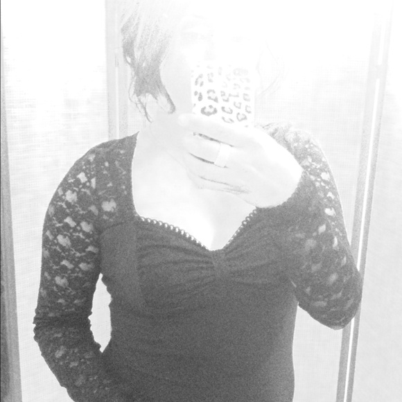 Free People Lace sweetheart top - Picture 1 of 3