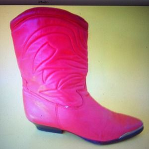 Vintage red western boots size 8