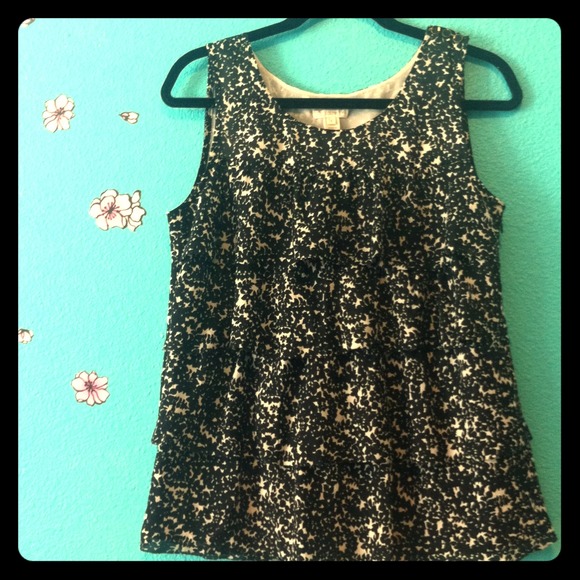 J. Crew Tops - RESERVED- J. Crew silk ruffle top and Levi's top