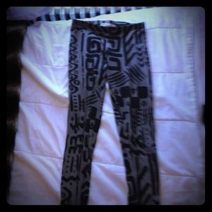 Forever 21 tribal leggings!