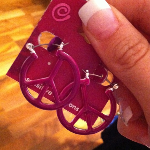 Peace earrings!