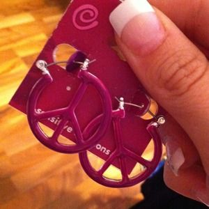 Peace earrings!