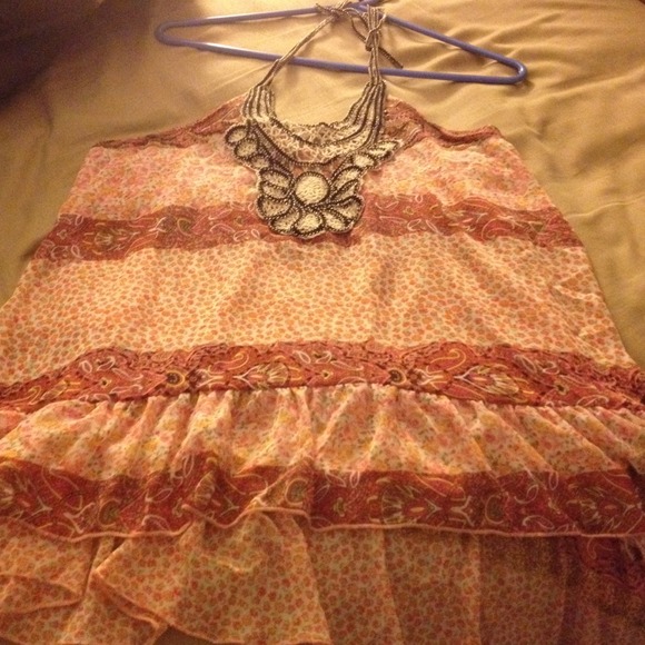 Boho halter top XL
