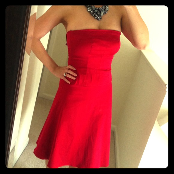 Classic red dress