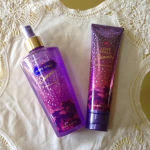 Victoria's secrete lotion and body spray