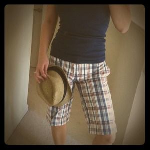 SOLD!! Summer plaid Bermuda shorts