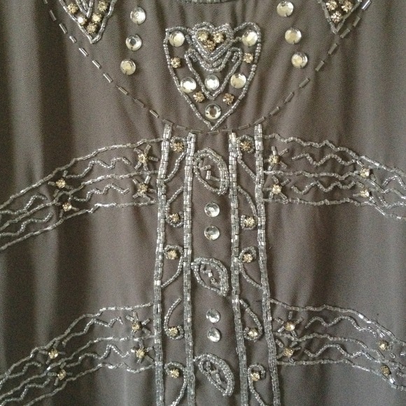 Beaded Mini Dress - Picture 2 of 3