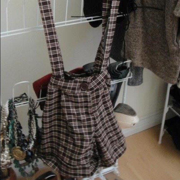 Plaid suspenders